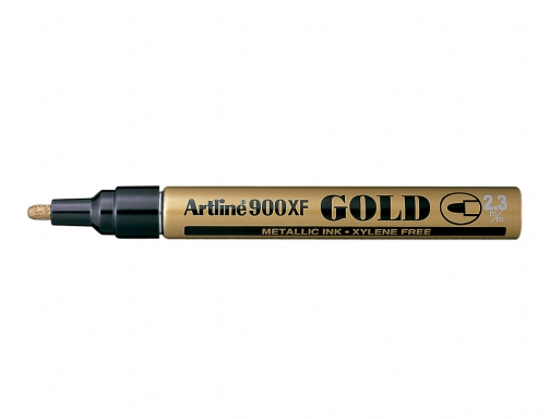 Rotulador Artline marcador permanente tinta de metal EK-900 OR o punta redonda 2.3, imagen 2 mini