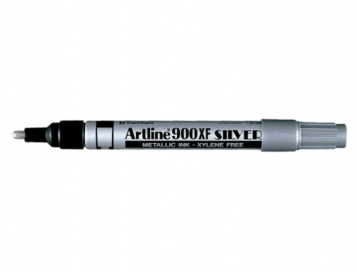 Rotulador Artline marcador permanente tinta de metal EK-900 PL ata punta redonda , plata, imagen 2 mini