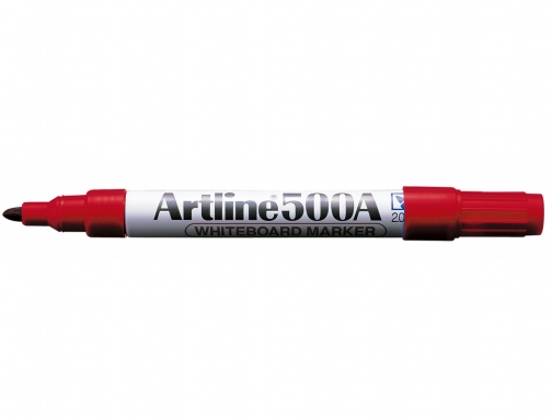 Rotulador Artline pizarra EK-500 R ojo punta redonda 2 mm recargable , rojo, imagen 2 mini
