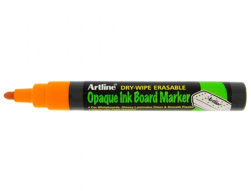 Rotulador Artline pizarra epd-4 color naranja fluorescente opaque ink board punta redonda EPD-4 OR, imagen 2 mini