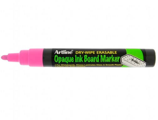 Rotulador Artline pizarra epd-4 color rosa fluorescente opaque ink board punta redonda EPD-4 PI, imagen 2 mini