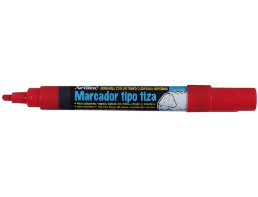 Rotulador Artline pizarra verde negra EPW-4-RO color rojo bolsa de 4 unidades, imagen 2 mini