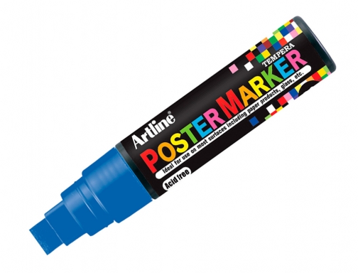 Rotulador Artline poster marker epp-12 punta redonda 12 mm color azul EPP-12-AZU, imagen 3 mini