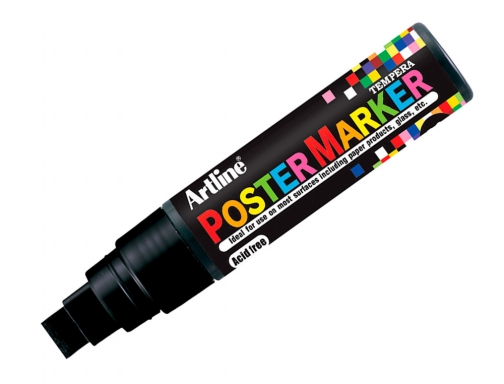 Rotulador Artline poster marker epp-12 punta redonda 12 mm color negro EPP-12-NEG, imagen 3 mini