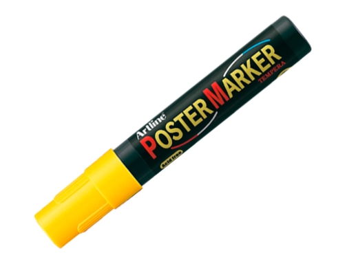 Rotulador Artline poster marker EPP-4-AMA FLU punta redonda 2 mm color amarillo , amarillo fluor, imagen 4 mini