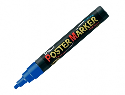 Rotulador Artline poster marker epp-4-azu punta redonda 2 mm color azul 64604, imagen 3 mini