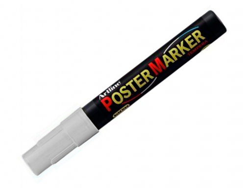 Rotulador Artline poster marker EPP-4-PLA MET punta redonda 2 mm color metalizado , plata, imagen 4 mini