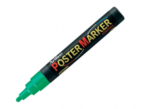 Rotulador Artline poster marker EPP-4-VER punta redonda 2 mm color verde, imagen 3 mini