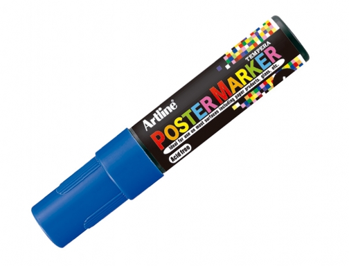 Rotulador Artline poster marker epp-6-azu punta redonda 6mm color azul 64615, imagen 4 mini