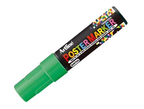 Rotulador Artline poster marker EPP-6-VER punta redonda 6 mm color verde, imagen 4 mini