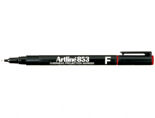 Rotulador Artline retroproyeccion punta fibra permanente ek-853 rojo -punta redonda 0.5 mm EK-853N, imagen 2 mini