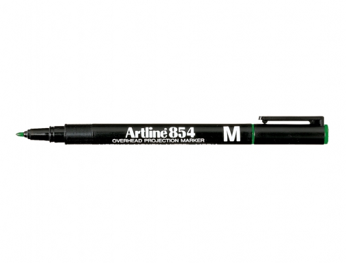 Rotulador Artline retroproyeccion punta fibra permanente ek-853 verde -punta redonda 0.5 mm EK-853NV, imagen 2 mini
