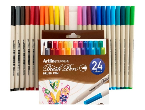 Rotulador Artline supreme brush epfs pintura base de agua punta tipo pincel EPFS F W24 , surtidos, imagen 3 mini