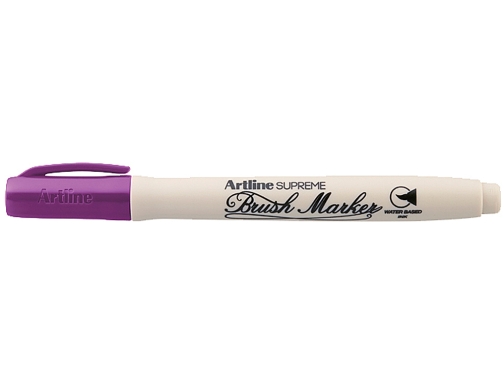 Rotulador Artline supreme brush pintura base de agua punta tipo pincel trazo EPF-F-MAG , magenta, imagen 2 mini