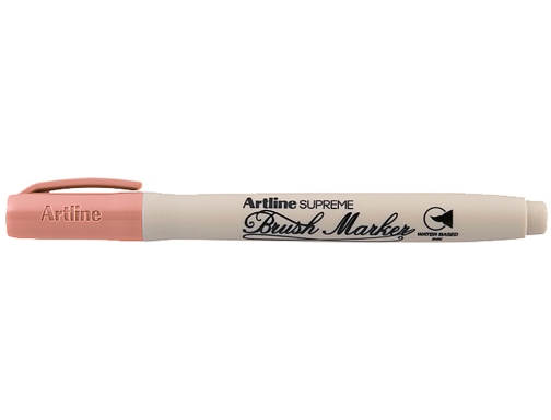 Rotulador Artline supreme brush pintura base de agua punta tipo pincel trazo EPF-F-MEL , melocoton, imagen 2 mini