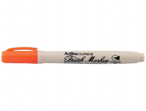 Rotulador Artline supreme brush pintura base de agua punta tipo pincel trazo EPF-F-NA , naranja, imagen 2 mini