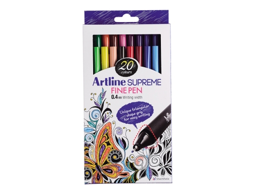 Rotulador Artline supreme epfs200 fine liner punta de fibra 0,4 mm bolsa EPFS200W20 CART.20 , surtidos, imagen 2 mini