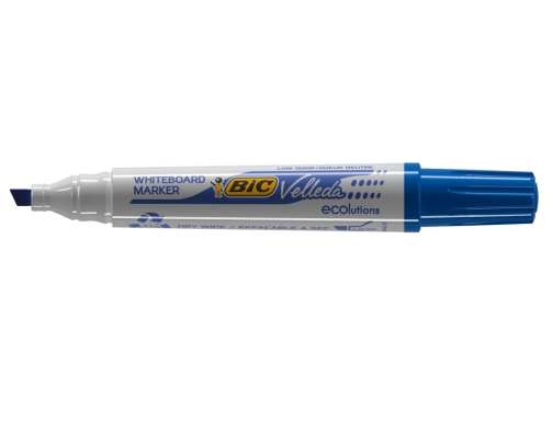 Rotulador Bic velleda para pizarra azul punta biselada 5,9 mm 904947, imagen 2 mini