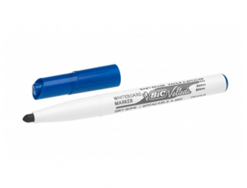 Rotulador Bic velleda para pizarra azul punta redonda 1,4 mm 9581701, imagen 4 mini