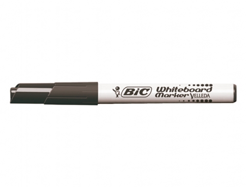 Rotulador Bic velleda para pizarra negro punta redonda 1,4 mm 9581711, imagen 2 mini