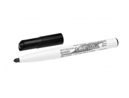 Rotulador Bic velleda para pizarra negro punta redonda 1,4 mm 9581711, imagen 4 mini