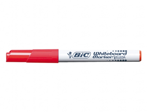 Rotulador Bic velleda para pizarra rojo punta redonda 1,4 mm 9581691, imagen 2 mini
