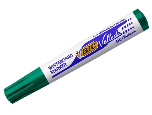 Rotulador Bic velleda para pizarra verde punta redonda 1,3 mm 904940, imagen 4 mini