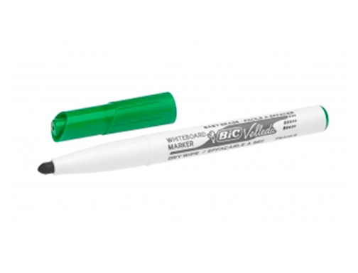 Rotulador Bic velleda para pizarra verde punta redonda 1,4 mm 9581681, imagen 4 mini