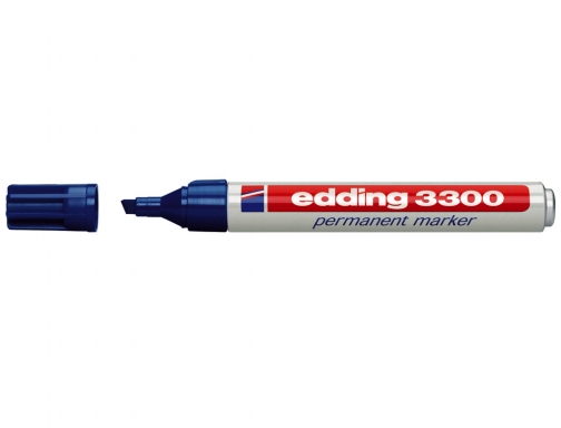 Rotulador Edding marcador 3300 n.3 azul punta biselada recargable 3300-03, imagen 2 mini