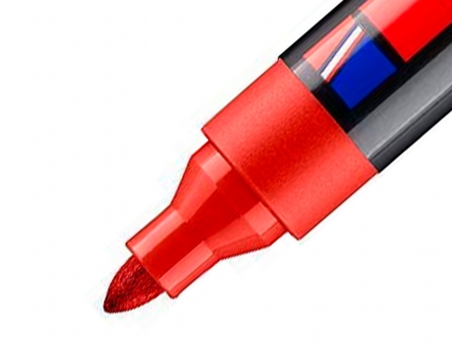 Rotulador Edding marcador permanente 300 rojo punta redonda 1,5-3 mm recargable 300-02, imagen 3 mini