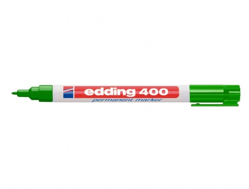 Rotulador Edding marcador permanente 400 verde punta redonda 1 mm 400-04, imagen 2 mini