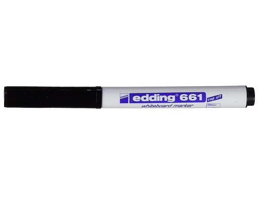 Rotulador Edding para pizarra blanca 661 color negro punta redonda 1-2 mm 661-01, imagen 2 mini