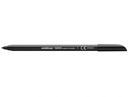 Rotulador Edding punta fibra 1200 negro n.1 punta redonda 0.5 mm 1200-01, imagen 2 mini