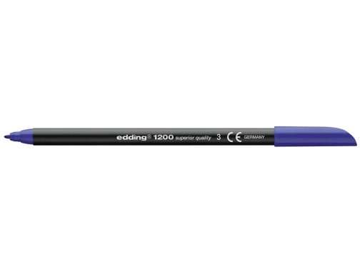 Rotulador Edding punta fibra 1200 azul n.3 punta redonda 0.5 mm 1200-03, imagen 2 mini