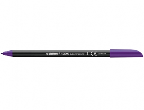 Rotulador Edding punta fibra 1200 violeta n.8 punta fibra 0.5 mm 1200-08, imagen 2 mini
