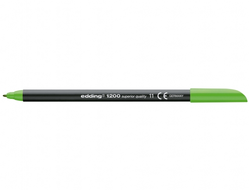Rotulador Edding punta fibra 1200 verde claro n.11 punta redonda 0.5 mm 1200-11, imagen 2 mini