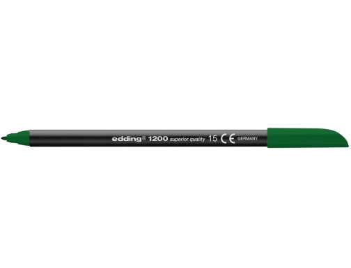 Rotulador Edding punta fibra 1200 verde oliva n.15 punta redonda 0.5 mm 120015, imagen 2 mini