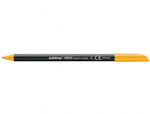 Rotulador Edding punta fibra 1200 naranja claro n.16 punta redonda 0.5 mm 1200-16, imagen 2 mini