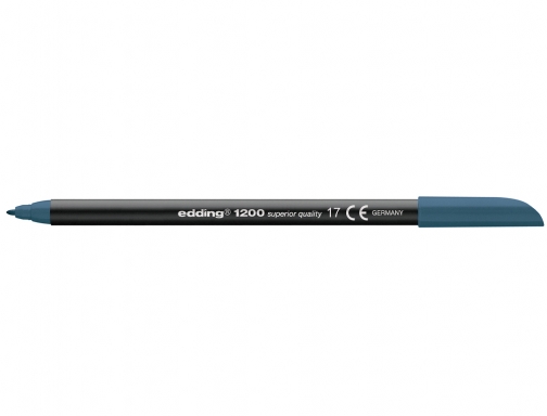 Rotulador Edding punta fibra 1200 azul acero n.17 punta redonda 0.5 mm 1200-17, imagen 2 mini