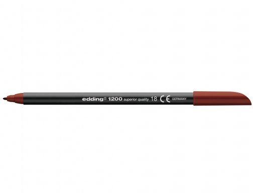 Rotulador Edding punta fibra 1200 marron oscuro n.18 punta redonda 0.5 mm 1200-18, imagen 2 mini