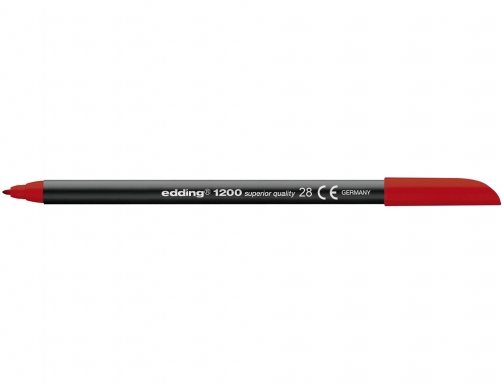 Rotulador Edding punta fibra 1200 rojo ingles n.28 punta redonda 0.5 mm 1200-28, imagen 2 mini