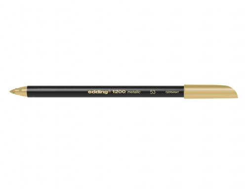 Rotulador Edding punta fibra 1200 oro n.53 punta redonda 1-3 mm 1200-53, imagen 2 mini