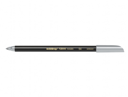Rotulador Edding punta fibra 1200 plata n.54 punta redonda 1-3 mm 1200-54, imagen 2 mini