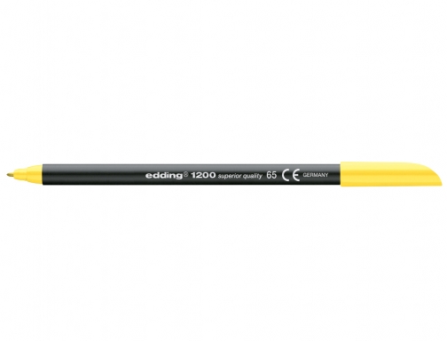 Rotulador Edding punta fibra 1200 amarillo neon n.65 punta de fibra 0,5 1200-65, imagen 2 mini
