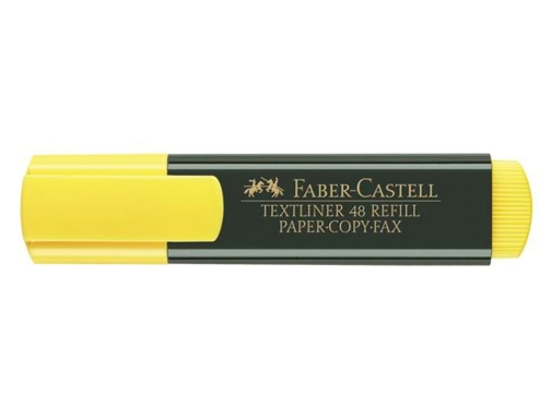 Rotulador Faber-Castell fluorescente textliner 48-07 amarillo blister de 1 unidad 145099 , amarillo fluor, imagen 3 mini