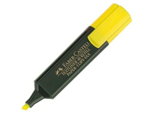Rotulador Faber-Castell fluorescente textliner 48-07 amarillo blister de 1 unidad 145099 , amarillo fluor, imagen 4 mini