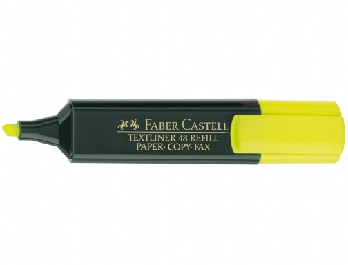 Rotulador faber fluorescente 48-07 amarillo Faber-Castell 154807, imagen 2 mini