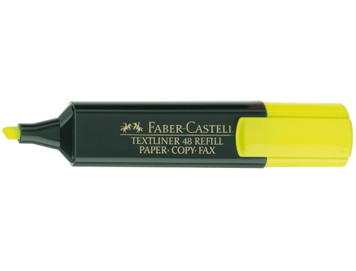 Rotulador faber fluorescente 48-07 amarillo Faber-Castell 154807, imagen 2 mini