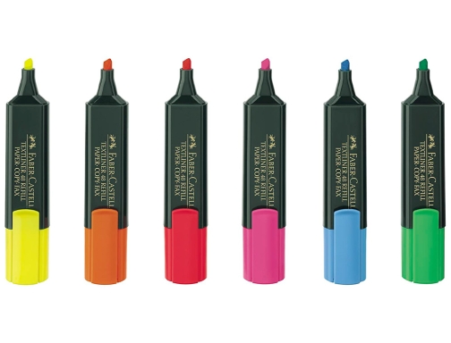 Rotulador faber fluorescente 48-15 naranja Faber-Castell 154815, imagen 5 mini