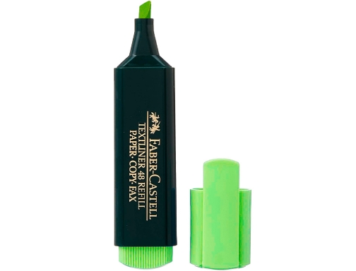 Rotulador faber fluorescente 48-63 verde Faber-Castell 154863, imagen 4 mini